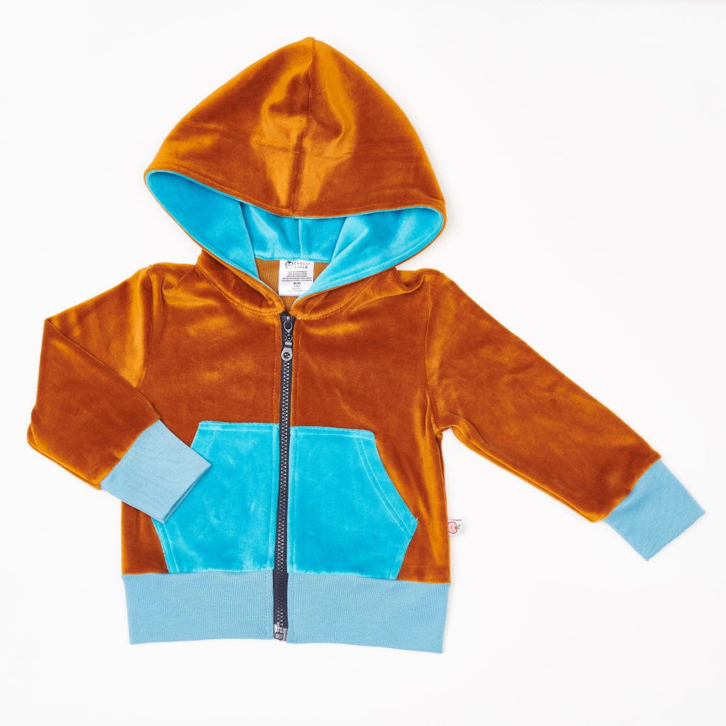 Sweat hoodie "Nicki Caramel | Nicki Pagoda Blue"