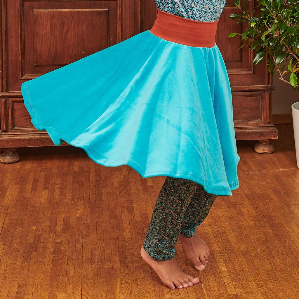 Skirt "Nicki Pagoda Blue"