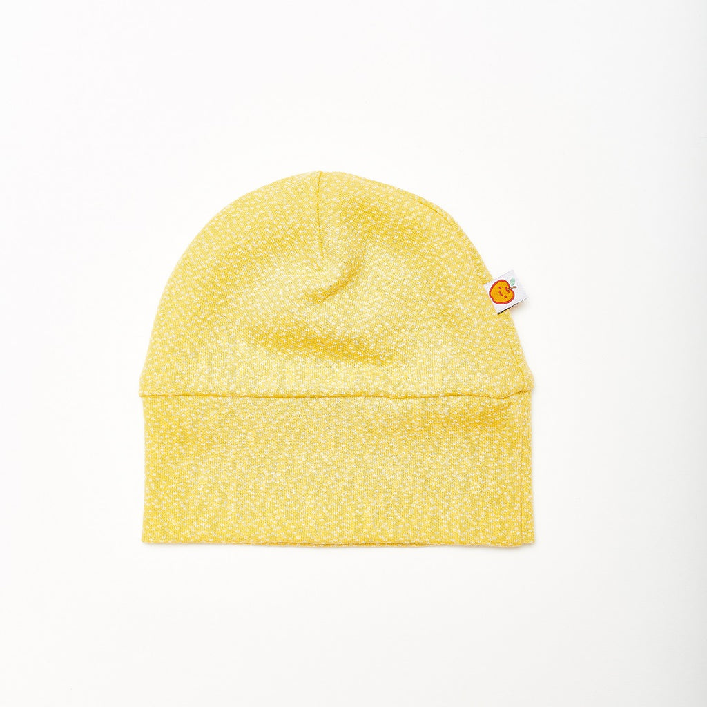 Lined baby hat "Dotties Bamboo/Rib Glacier" - Cheeky Apple