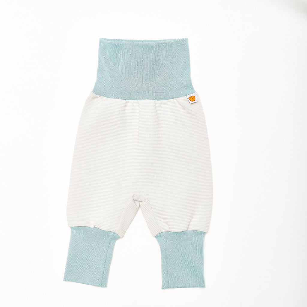 Baby Pants "Rib Glacier/Stone Blue" - Cheeky Apple