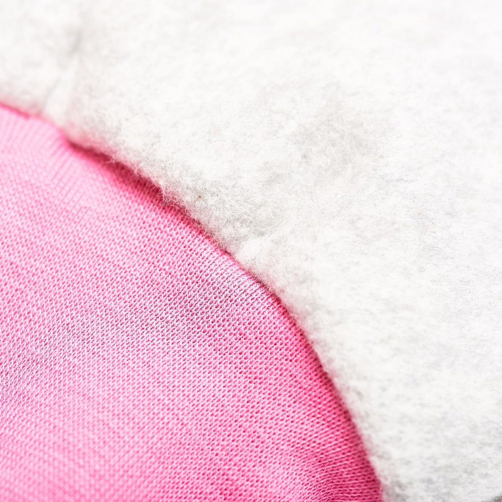 Baby fleece pants "Fleece Grey/Pink" - Cheeky Apple
