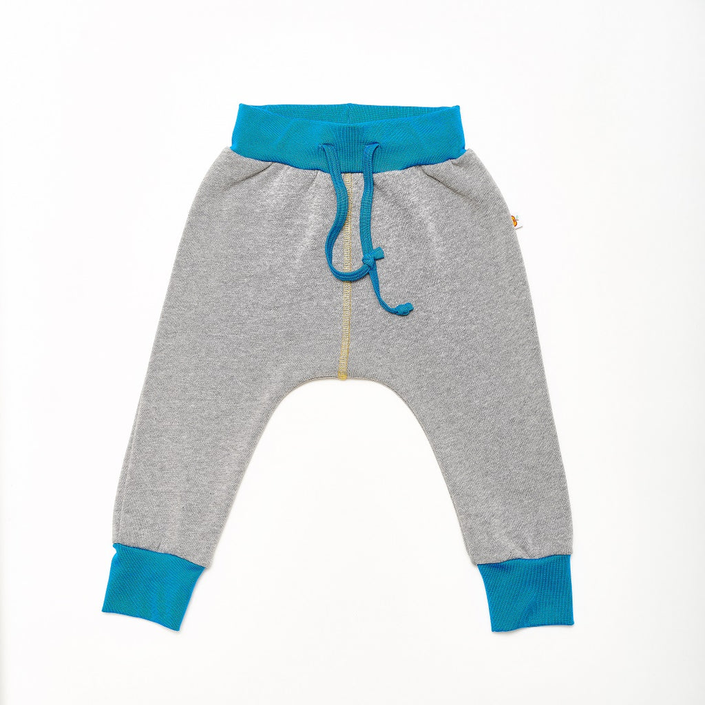 Boy`s Sweatpants "Sweat Grey/Dotties Bamboo" - Cheeky Apple