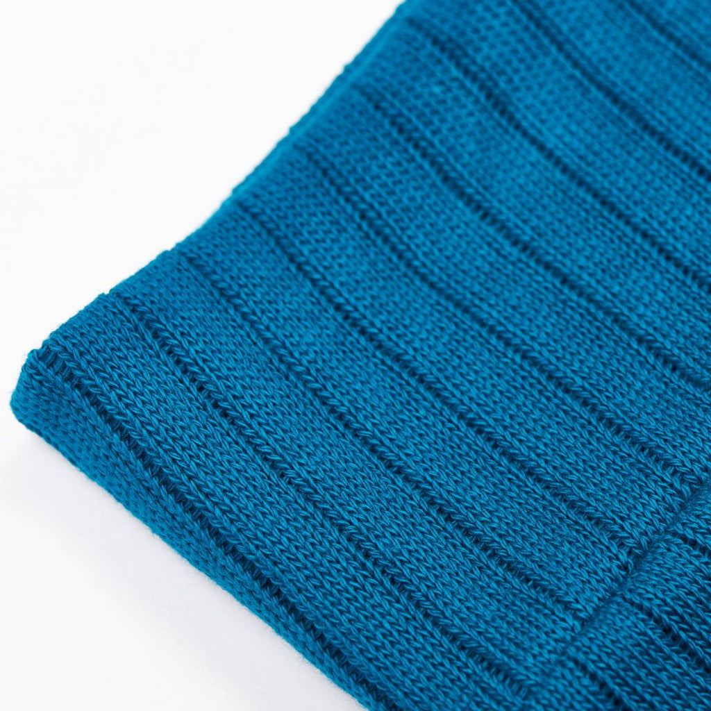 Lined baby hat "Rib knit Petrol/Jacquard Petrol"