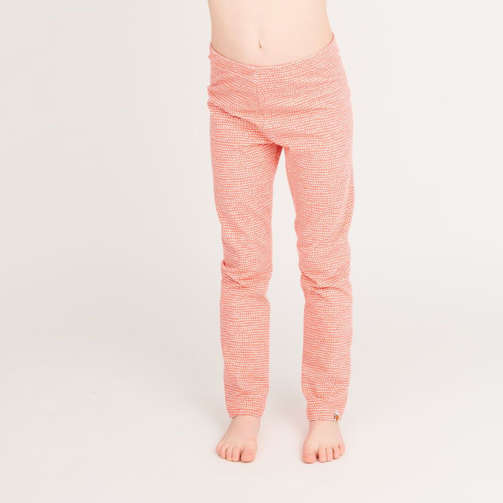 Leggings "Dotted Lines Coral"