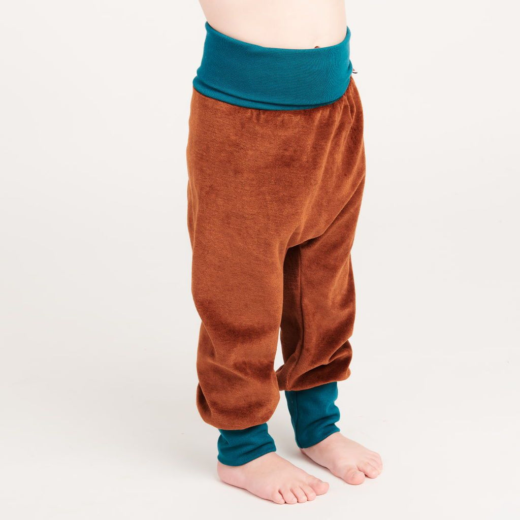 Baby pants "Nicki Copper/Petrol"